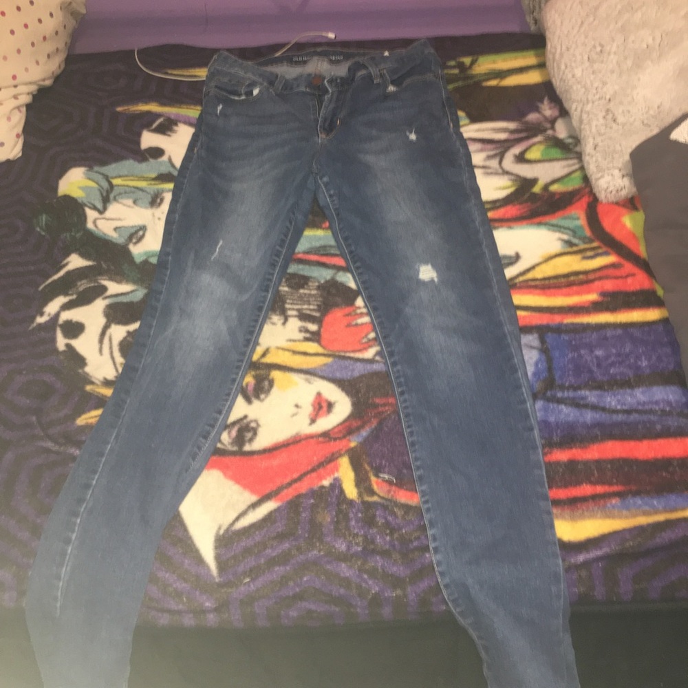 Skinny jeans  rockstar mid rise brand